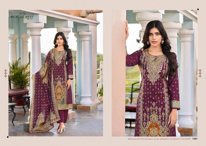 Mumtaz arts nasrin Dress materials manufacturers in Mumbai